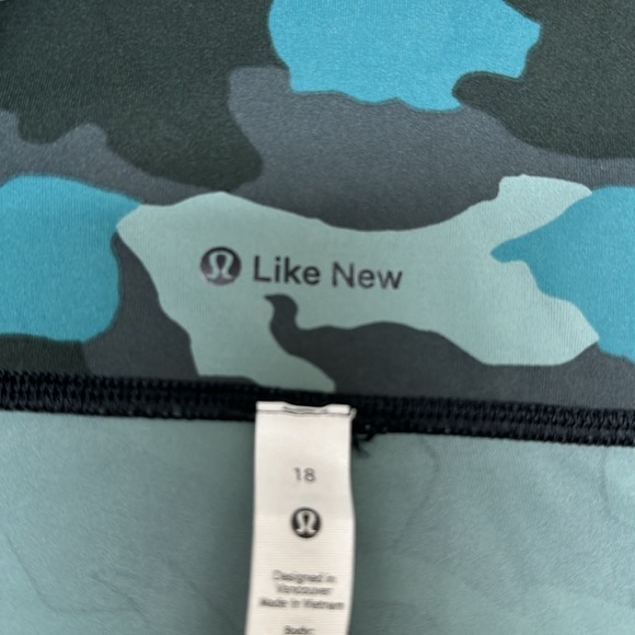 LIKE NEW! Lululemon Wunder Under High-Rise Tight 25" Camo - Picture 15 of 16